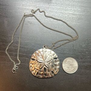 Sand Dollar Necklace 24”